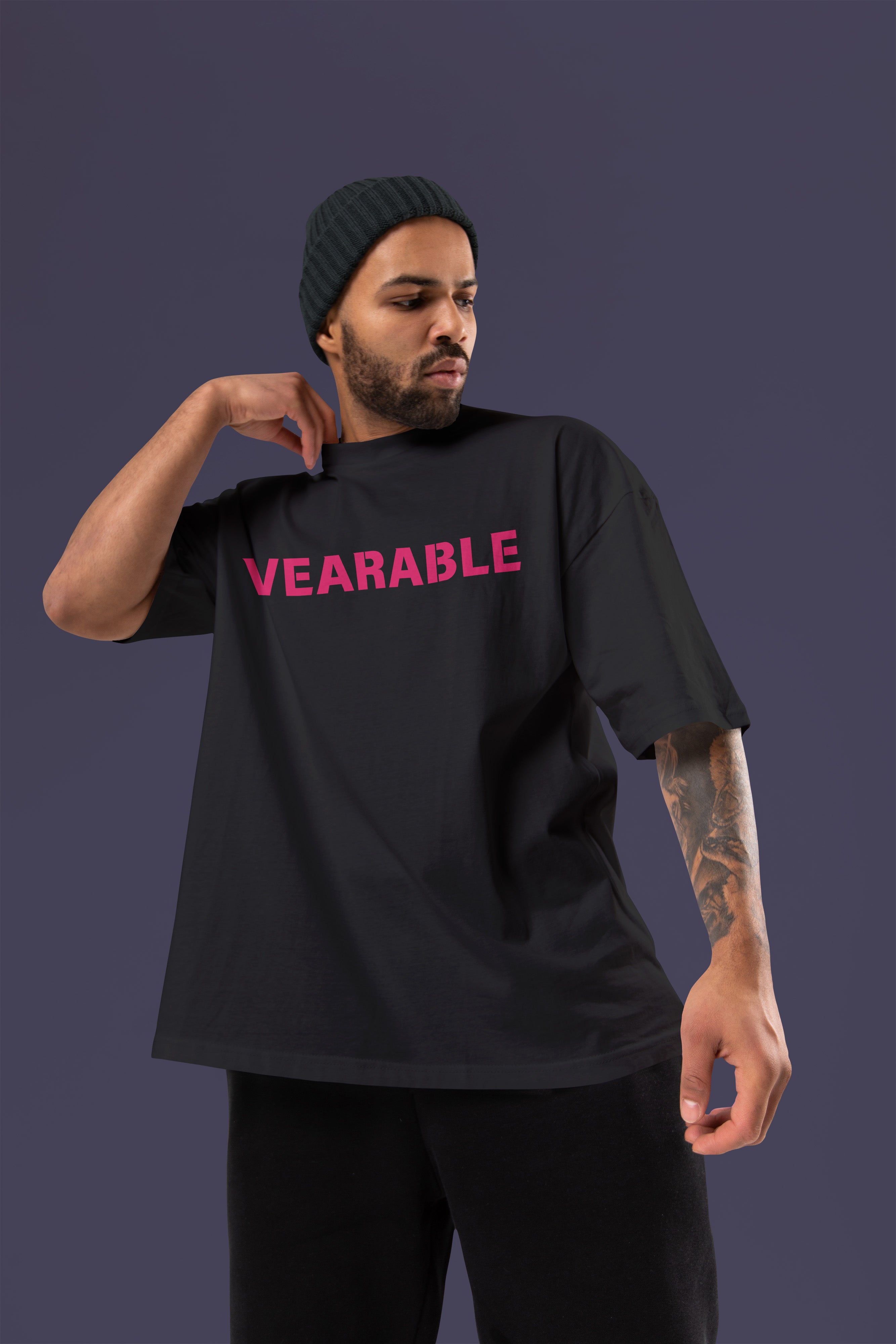 HABIT Premium Oversize Tshirt (Black)