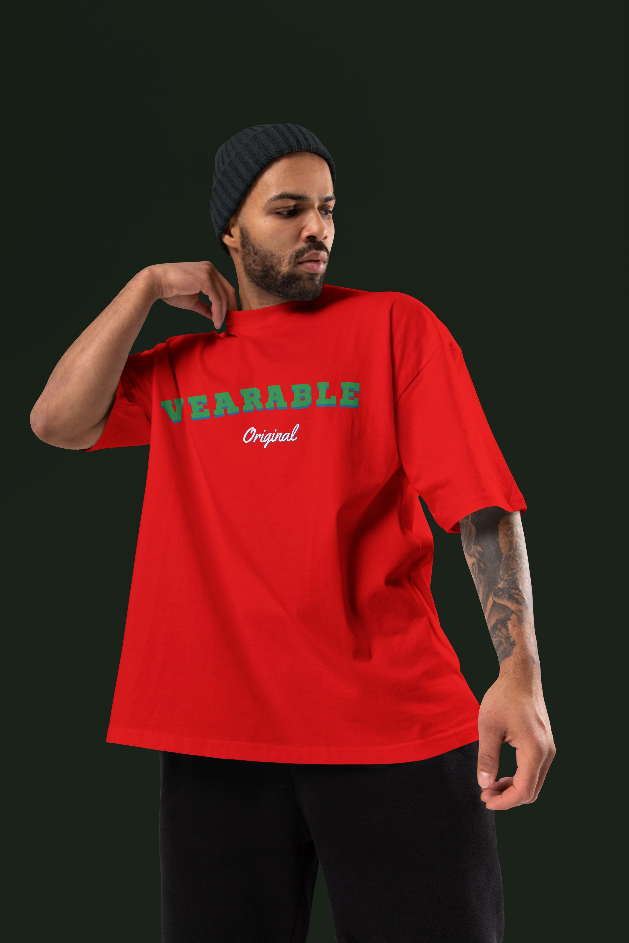 GETLOST Premium Oversize Tshirt (Red)