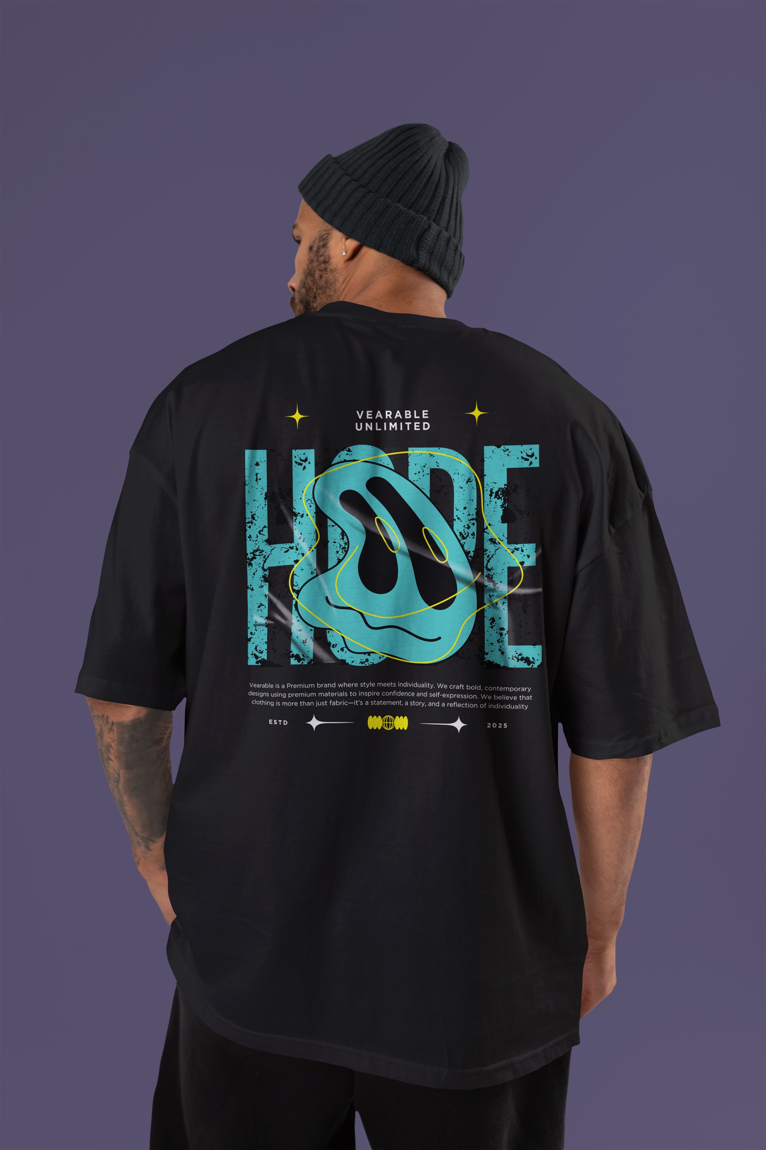 HOPE Premium Oversize Tshirt (Black)