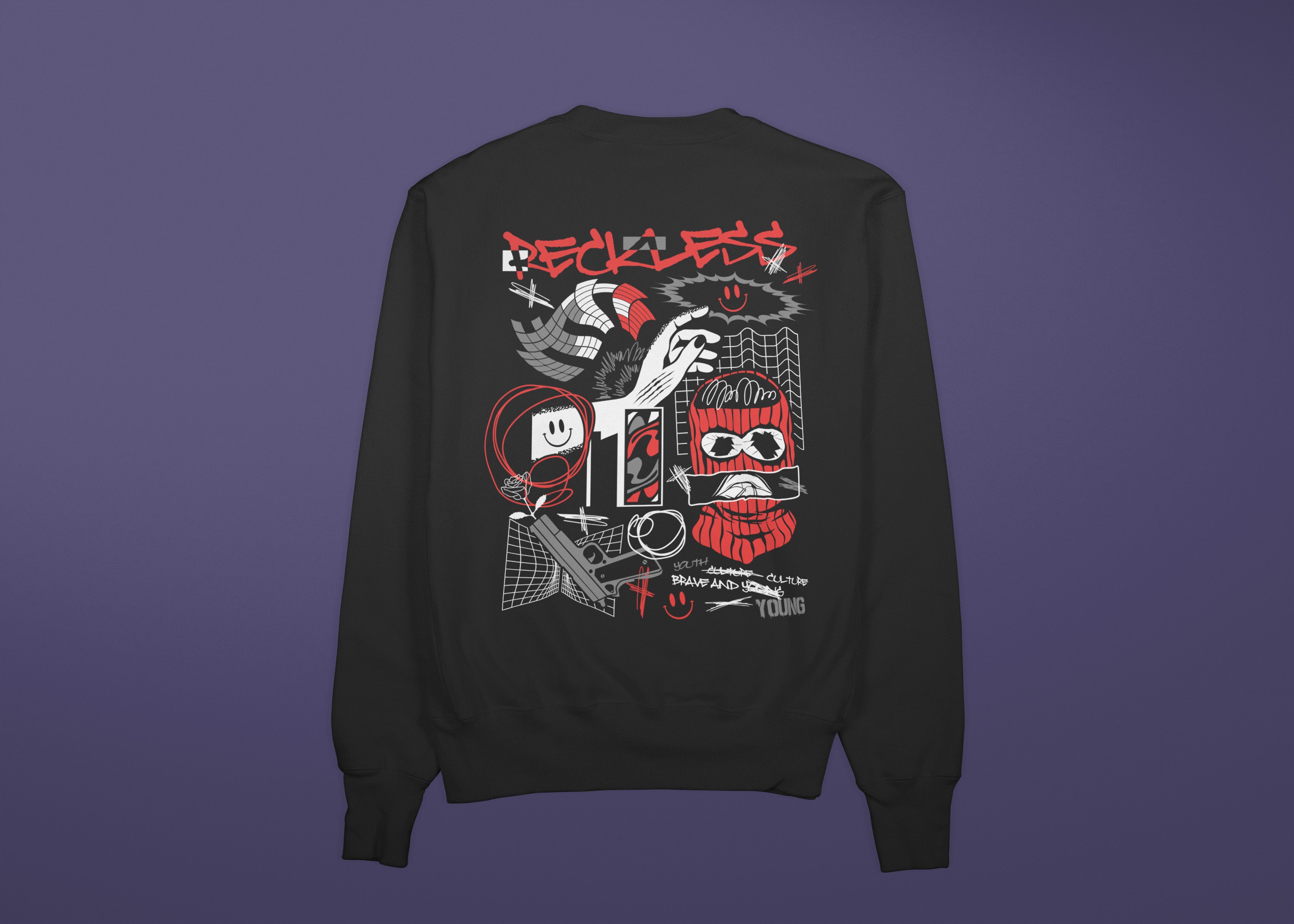 RACKLESS Premium Sweatshirt (Black)