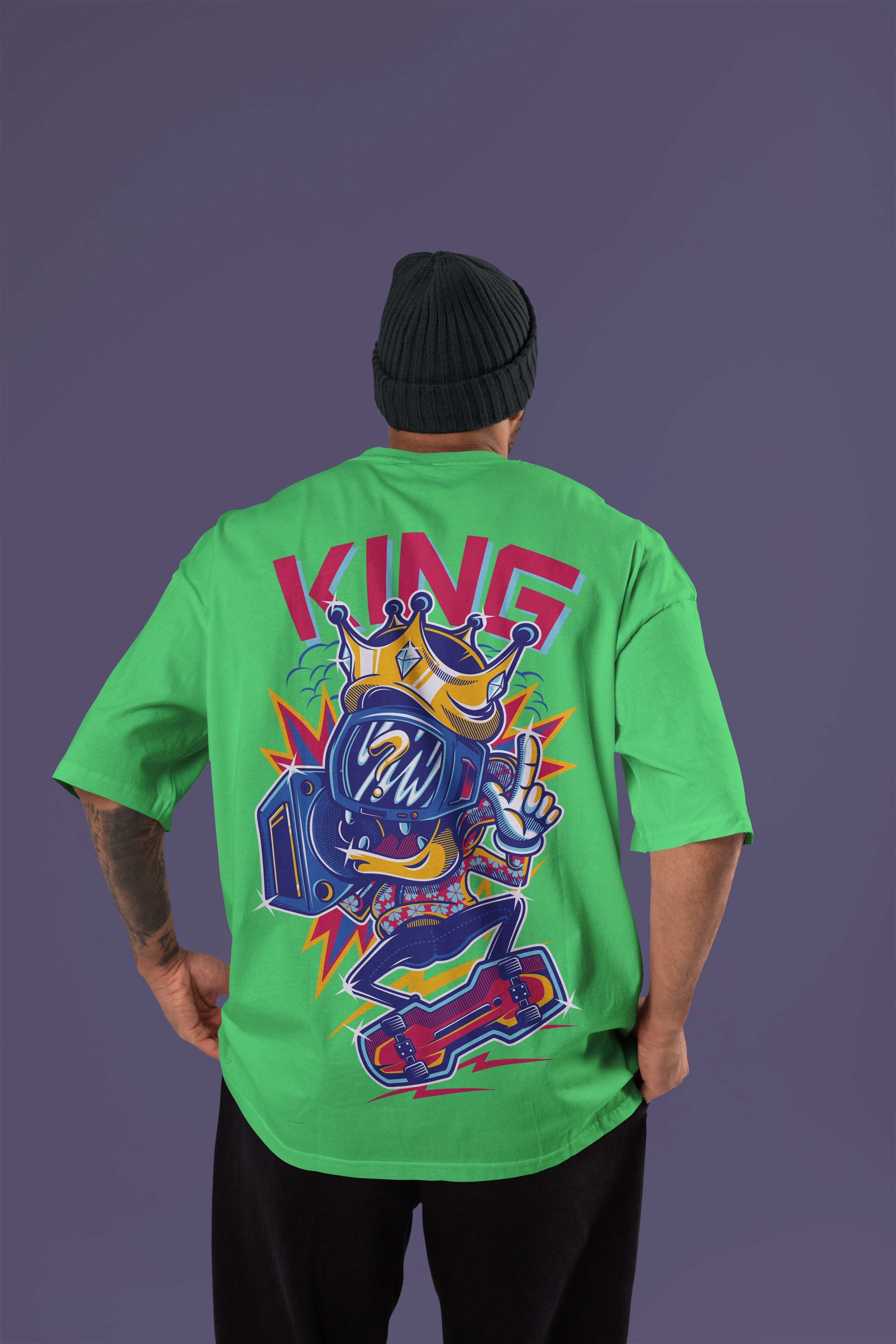 KING Premium Oversize Tshirt (Emerald Green)