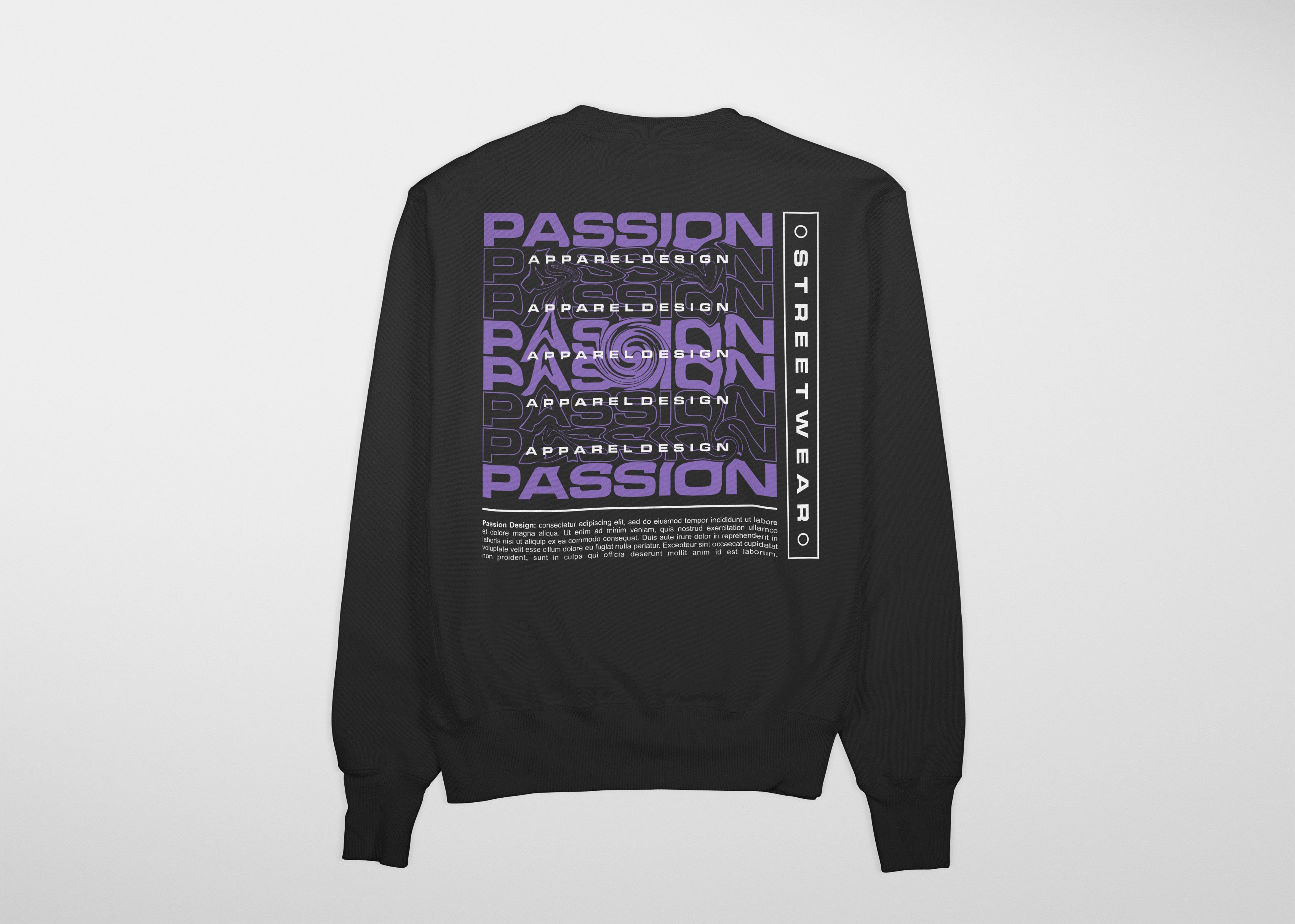 PASSION Premium Sweatshirt (Black)