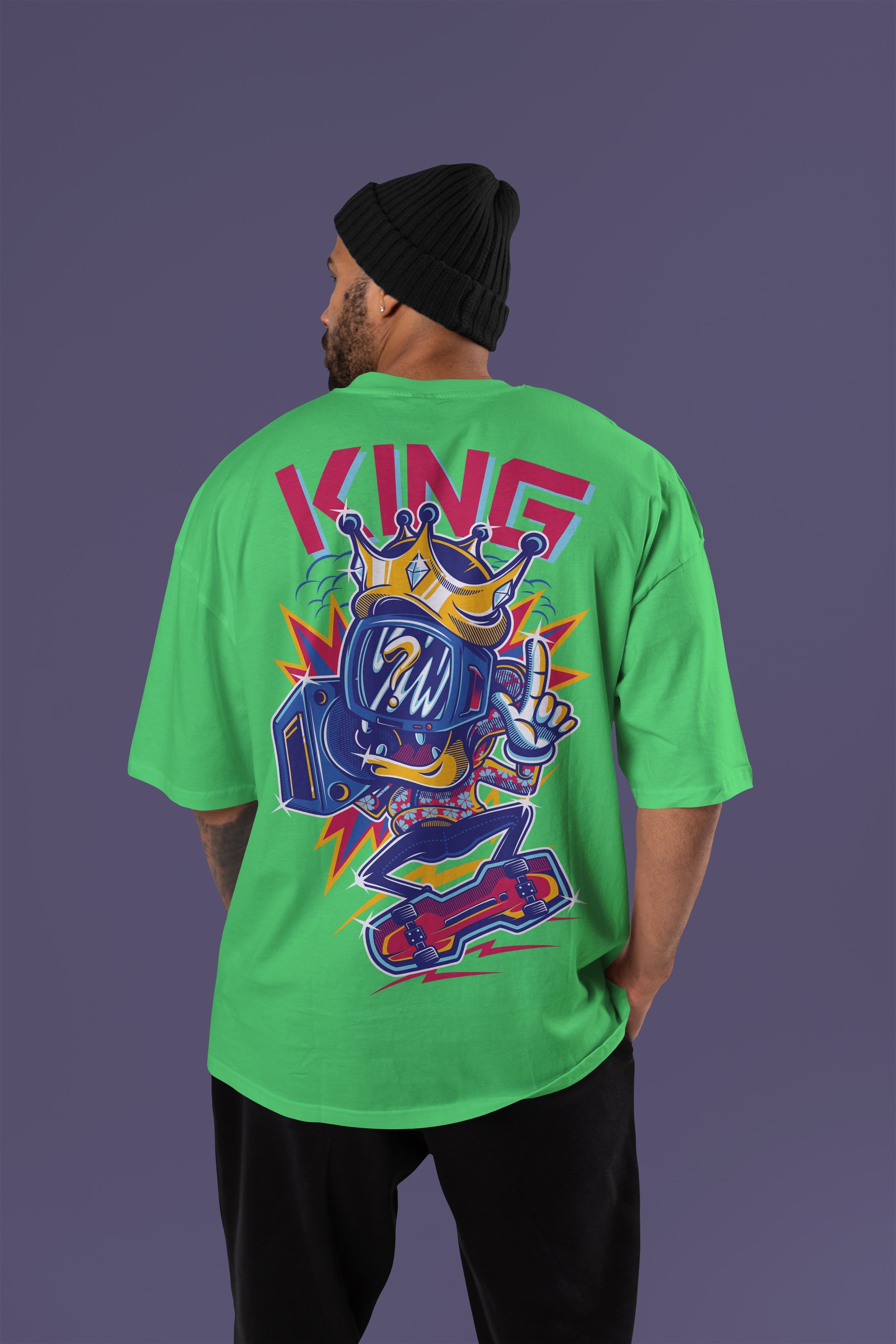 KING Premium Oversize Tshirt (Emerald Green)