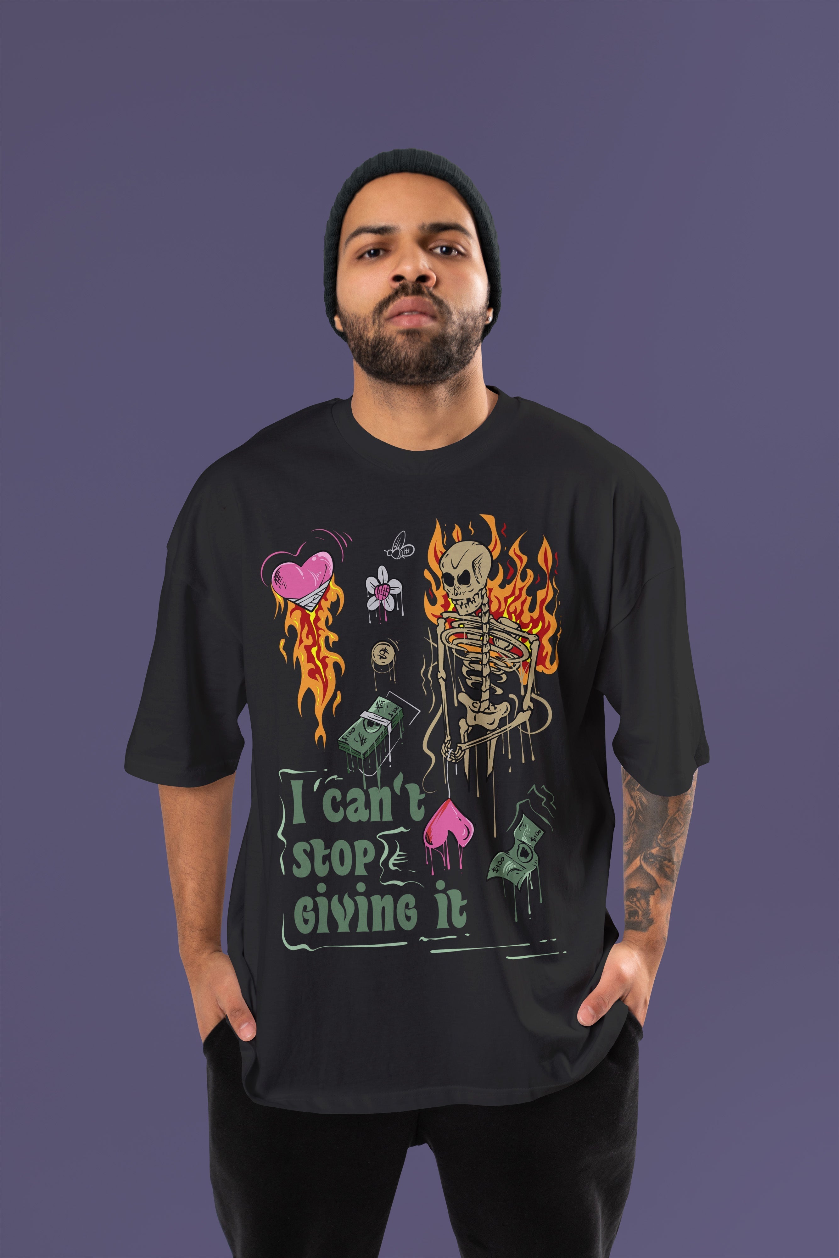 DEADLOVE Premium Oversize Tshirt (Black)