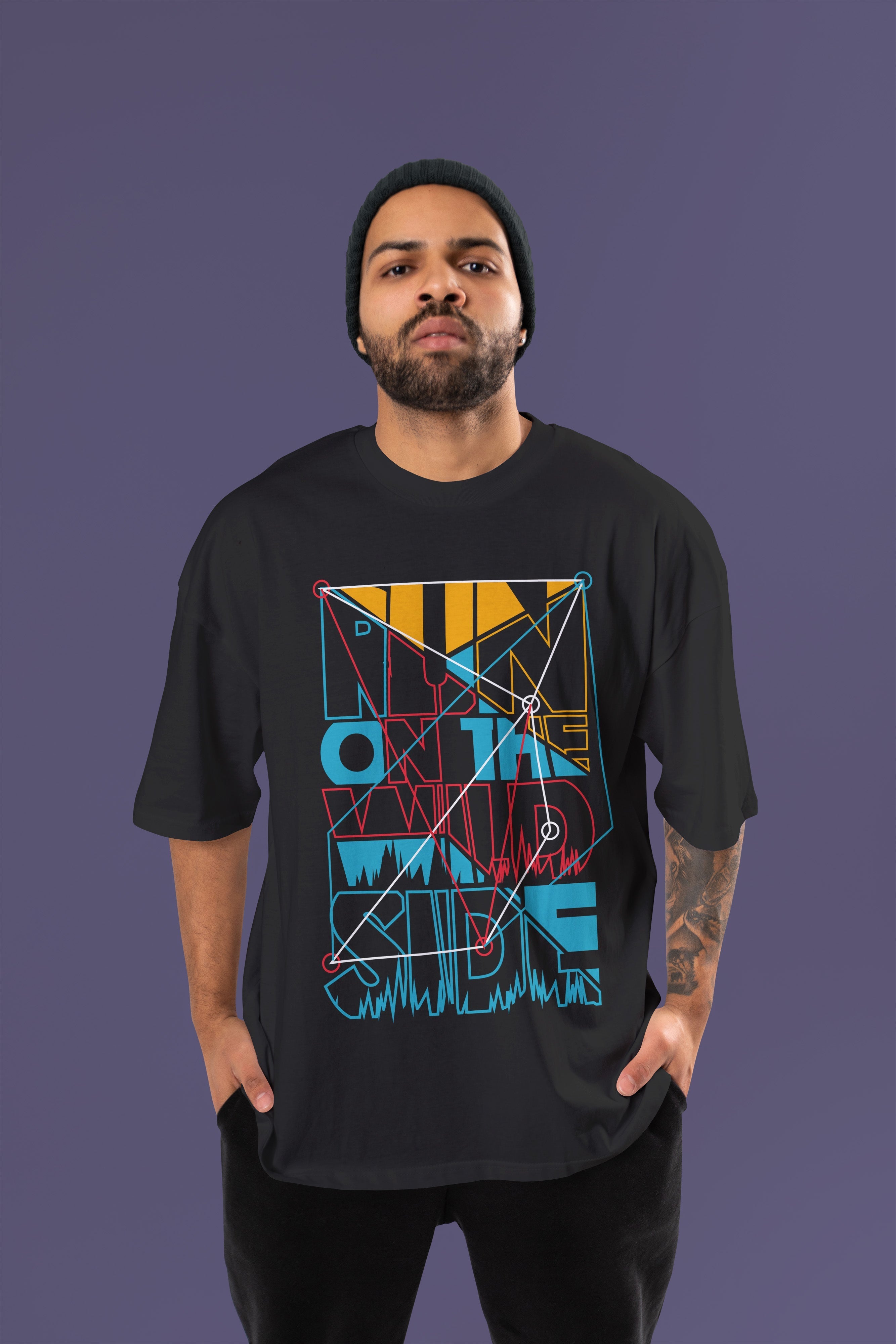 WILD Premium Oversize Tshirt (Black)