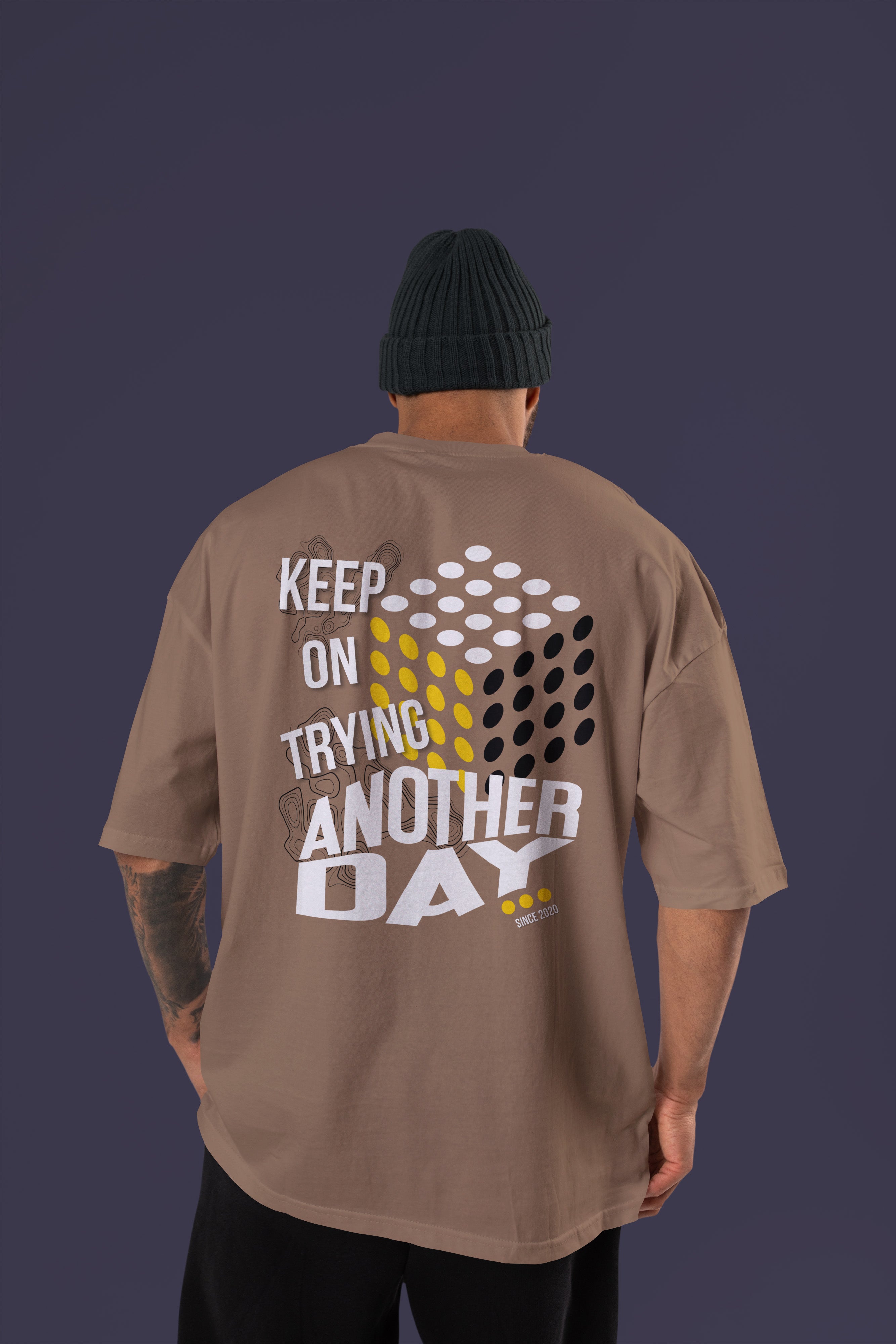 ANOTHER DAY Premium Oversize Tshirt (Coffiee)