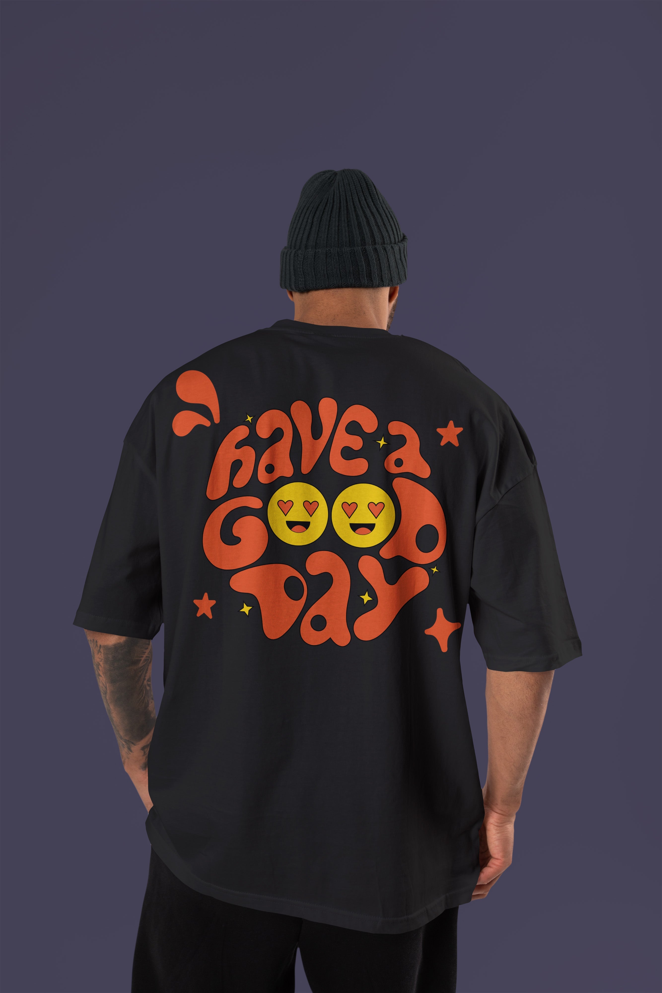 GOOD DAY Premium Oversize Tshirt (Black)
