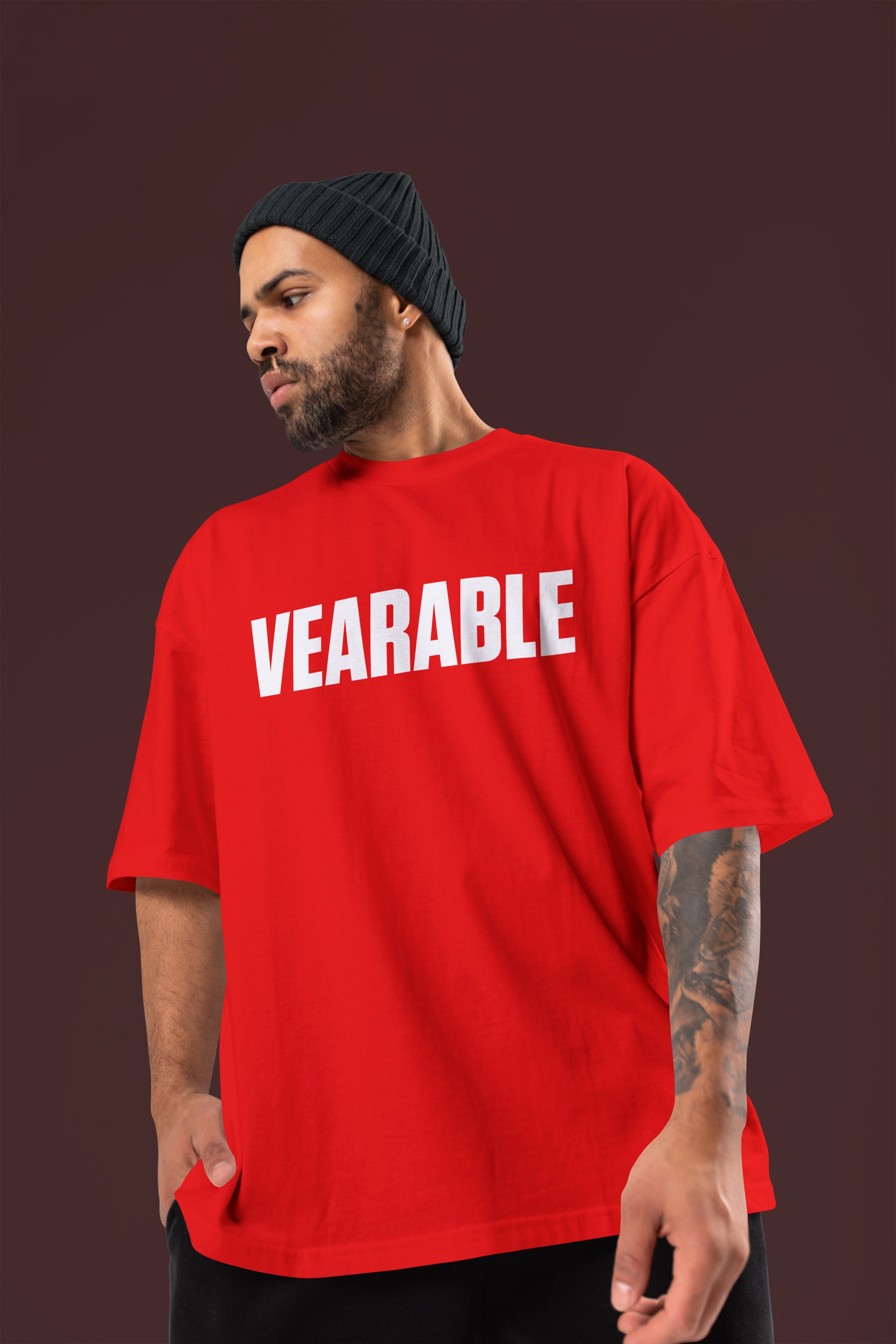 MIND Premium Oversize Tshirt (Red)