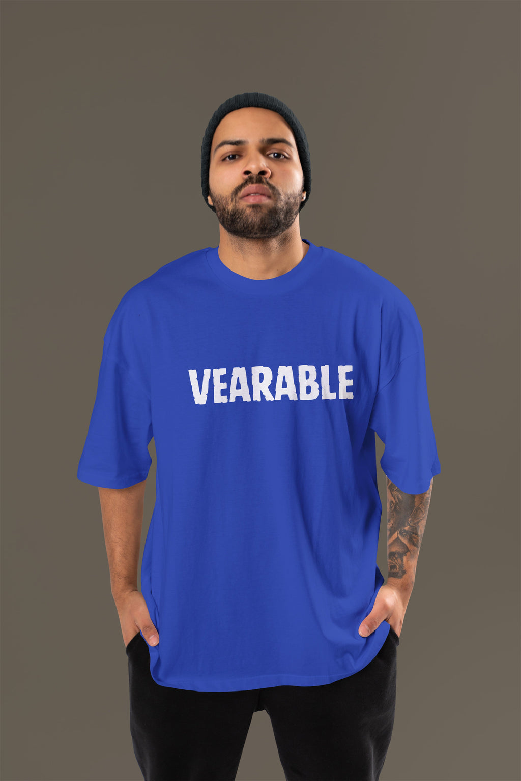 GOOD VIBES Premium Oversize Tshirt (Royal Blue)