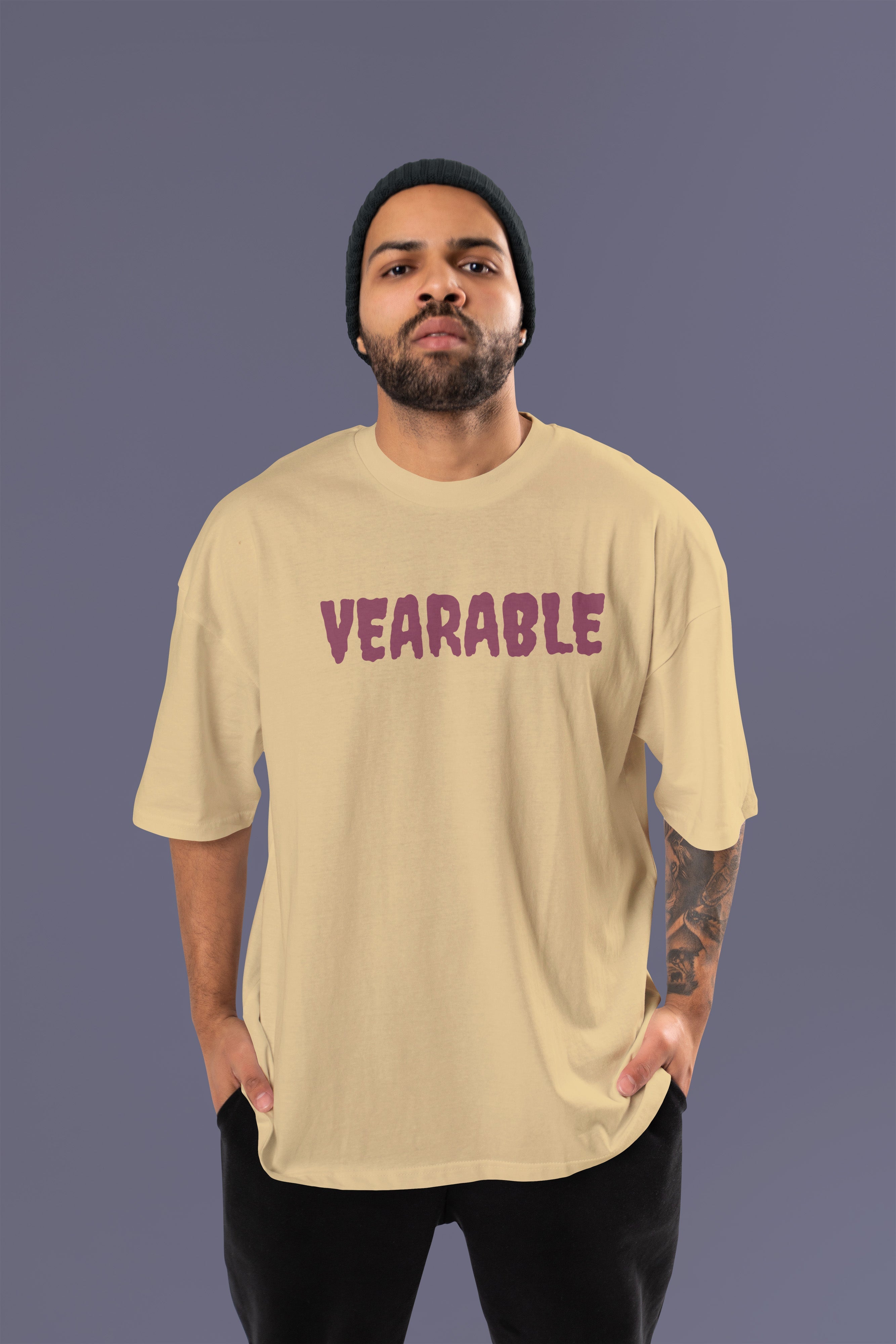 THE HUNTERS Premium Oversize Tshirt (Biege)