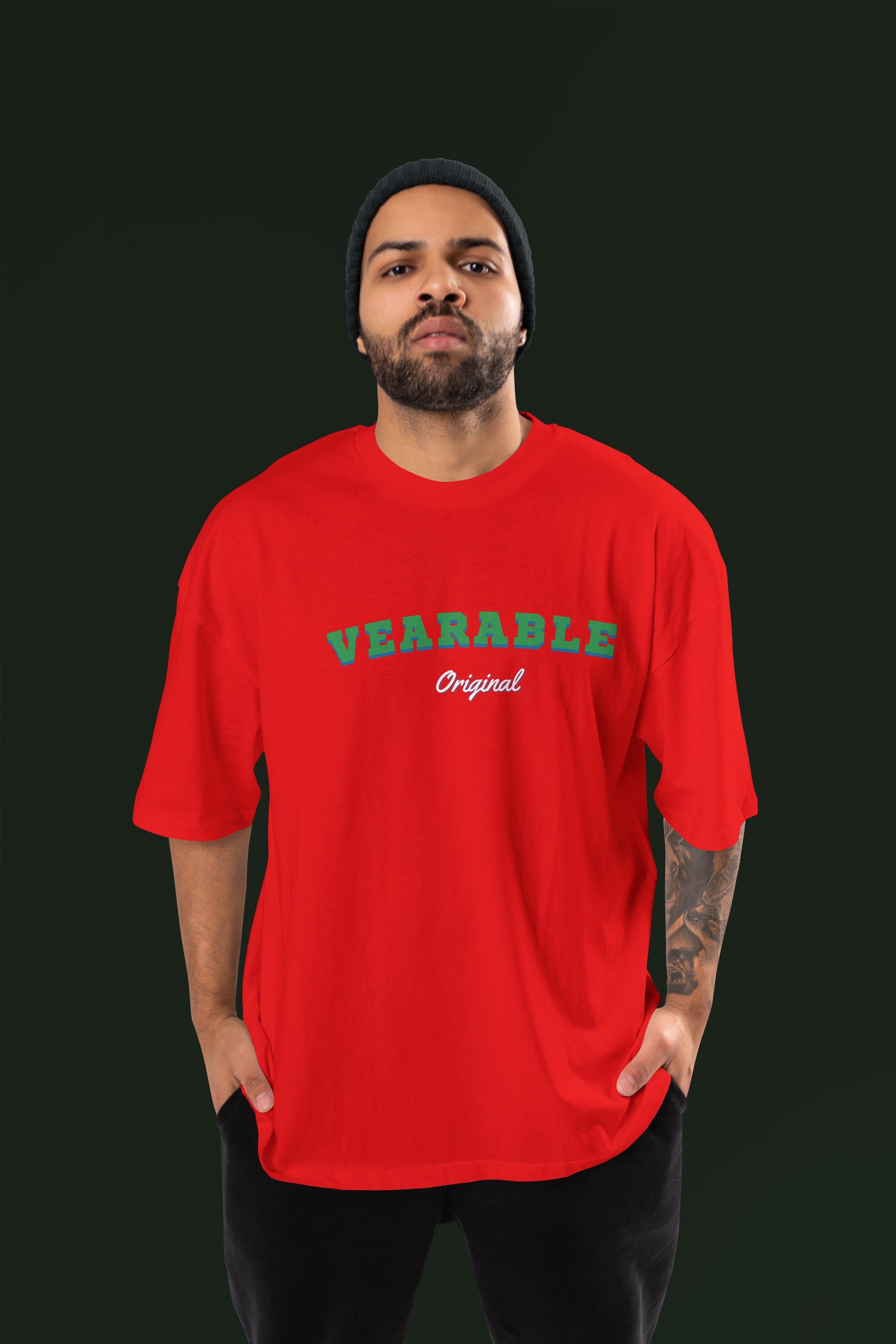 GETLOST Premium Oversize Tshirt (Red)