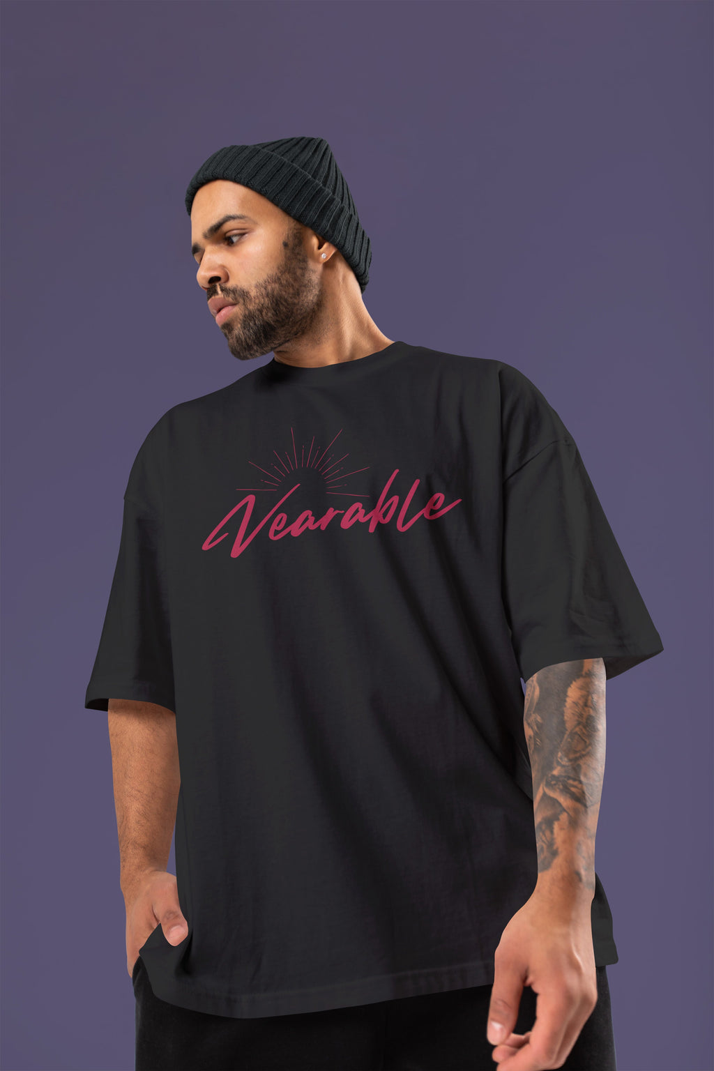 SPRAY Premium Oversize Tshirt (Black)