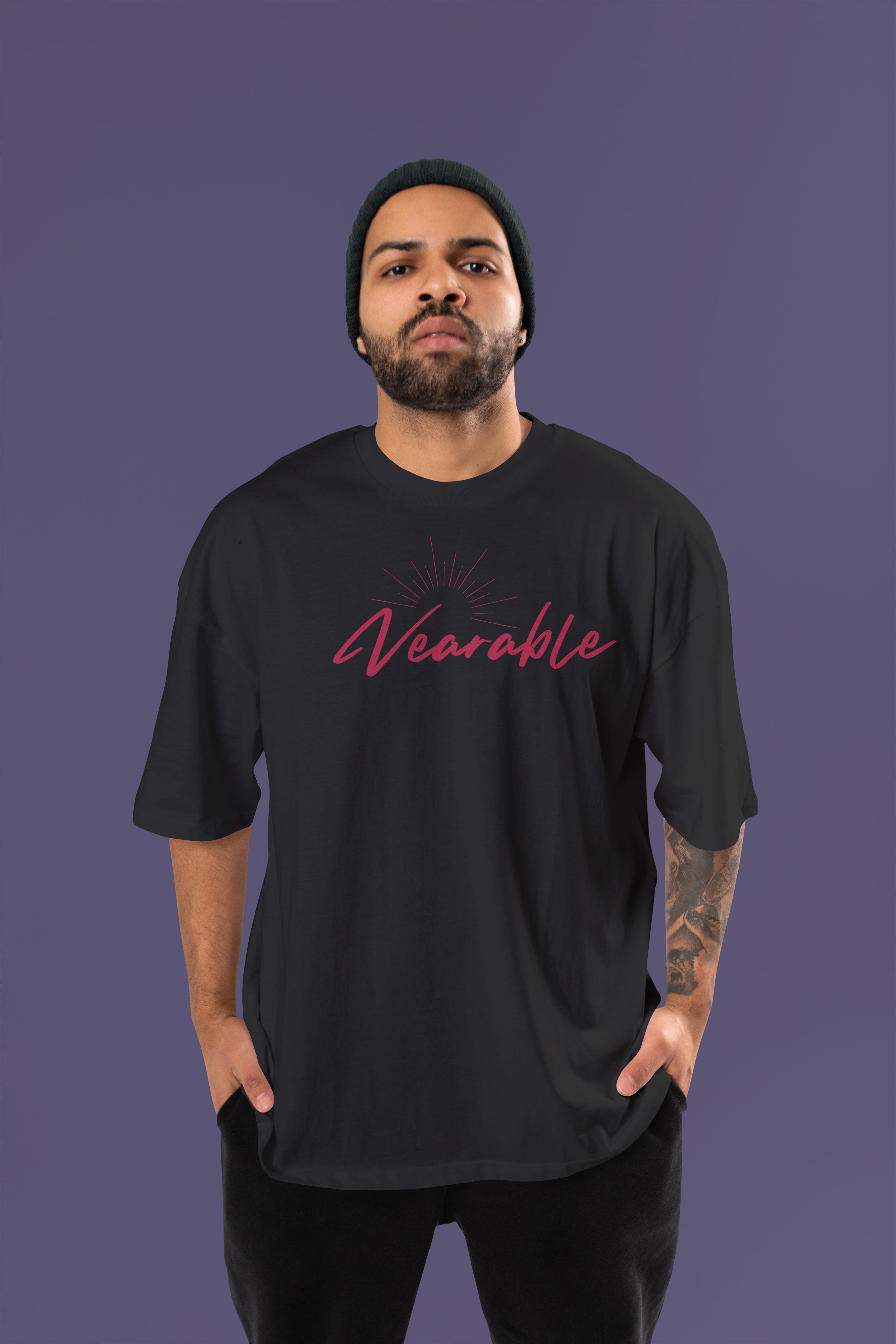 SPRAY Premium Oversize Tshirt (Black)