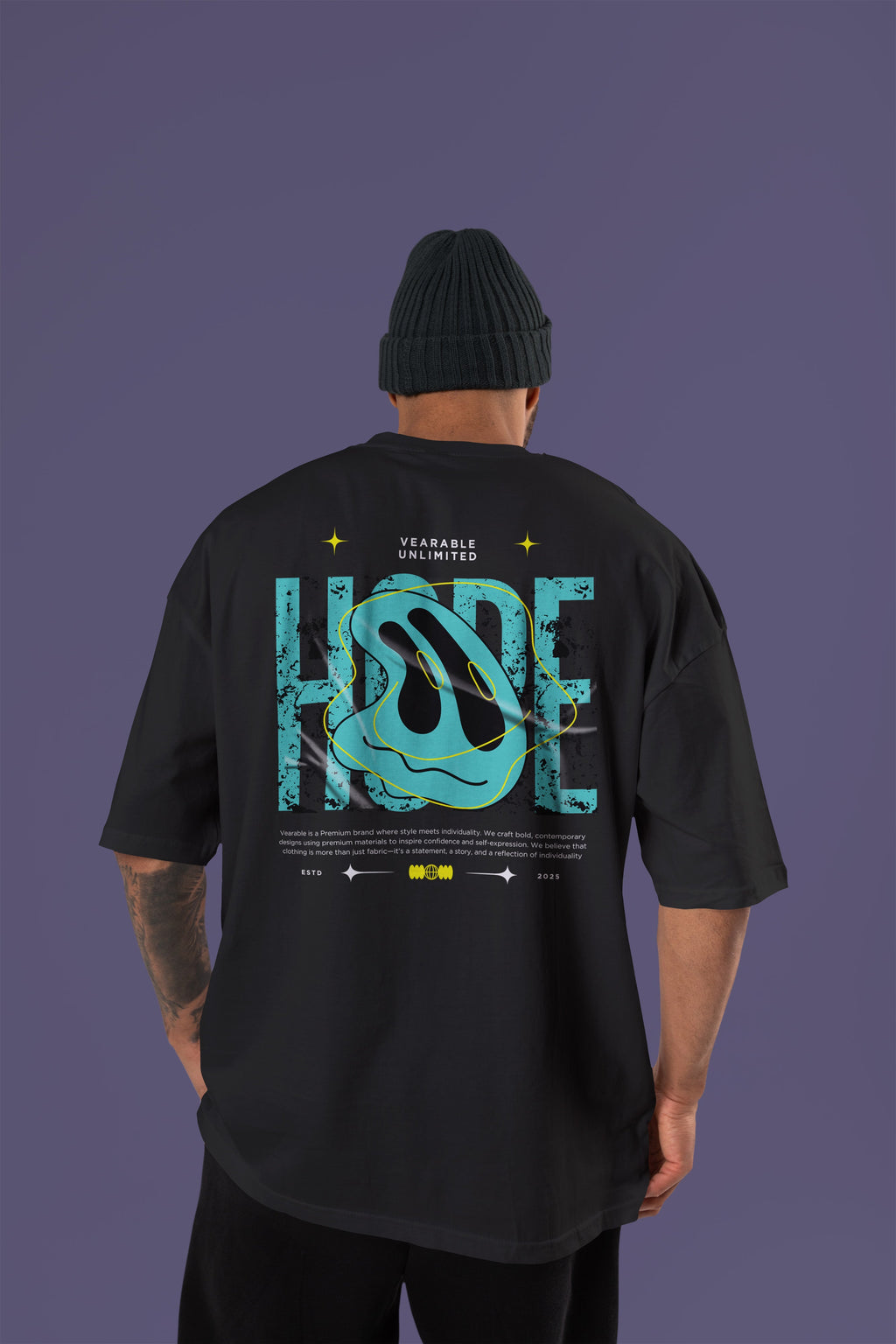 HOPE Premium Oversize Tshirt (Black)