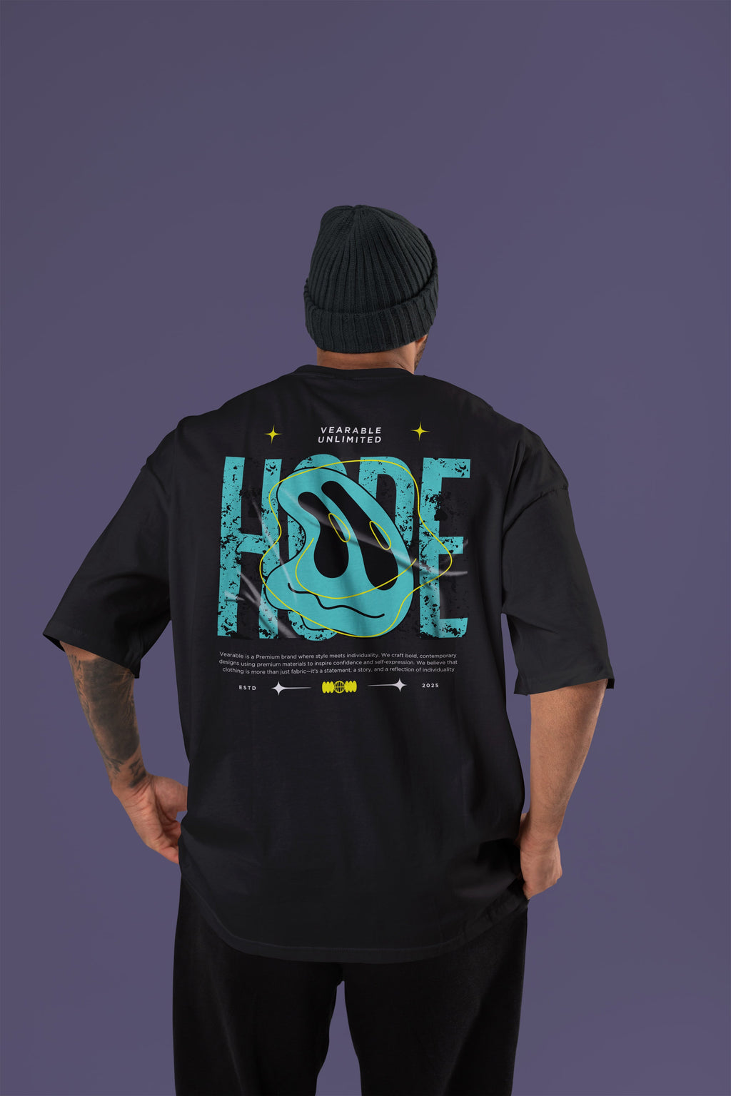 HOPE Premium Oversize Tshirt (Black)