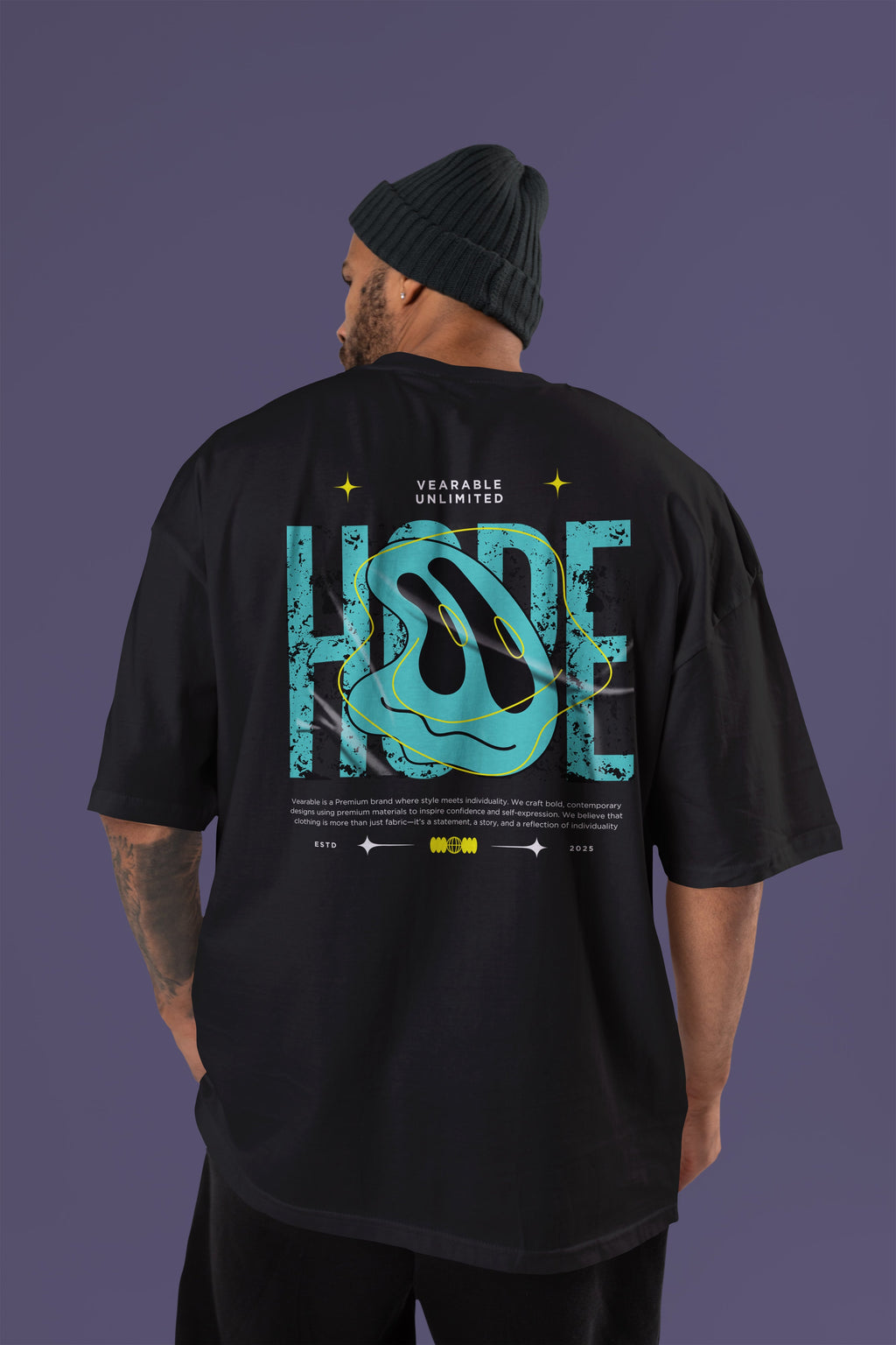 HOPE Premium Oversize Tshirt (Black)