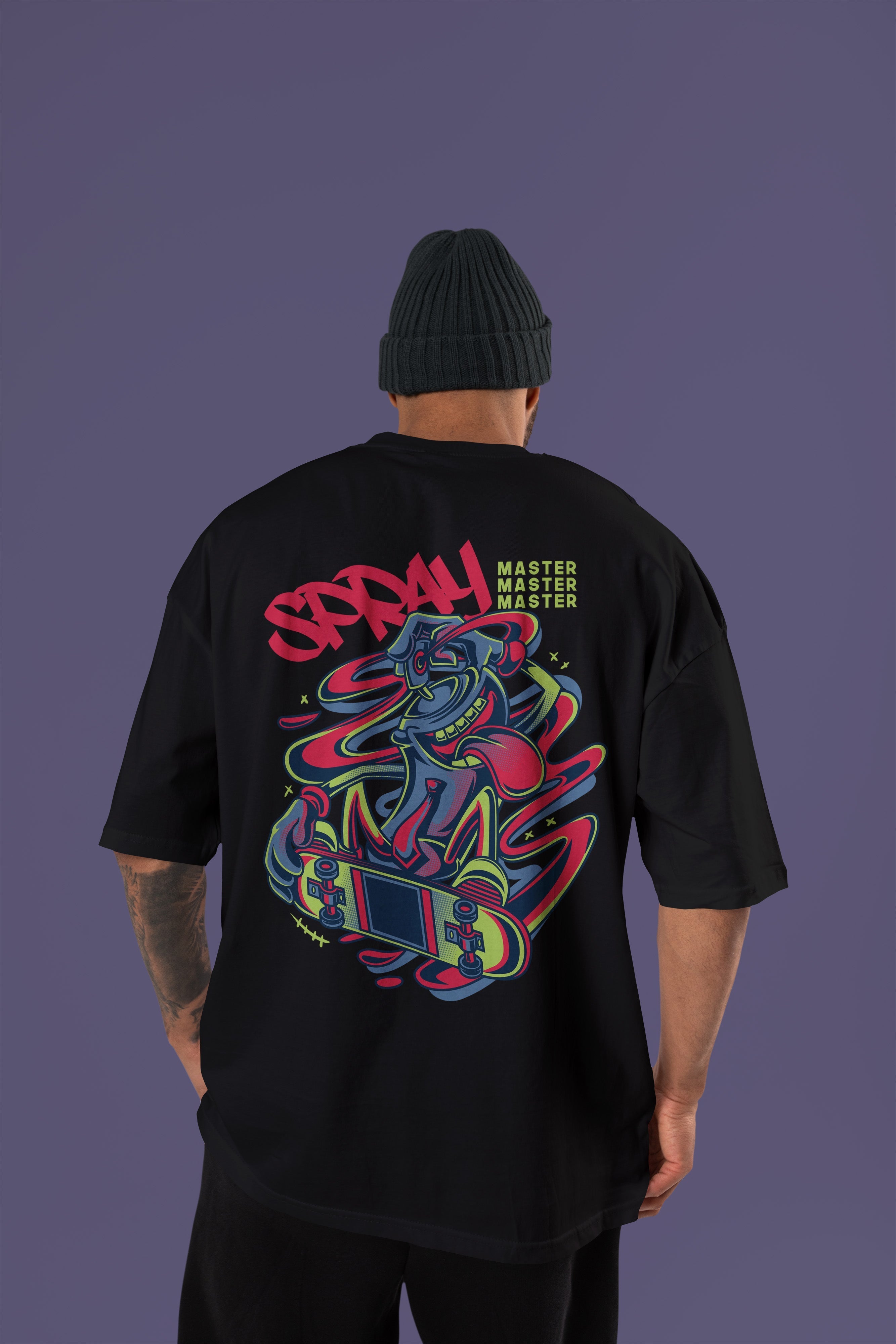 SPRAY Premium Oversize Tshirt (Black)