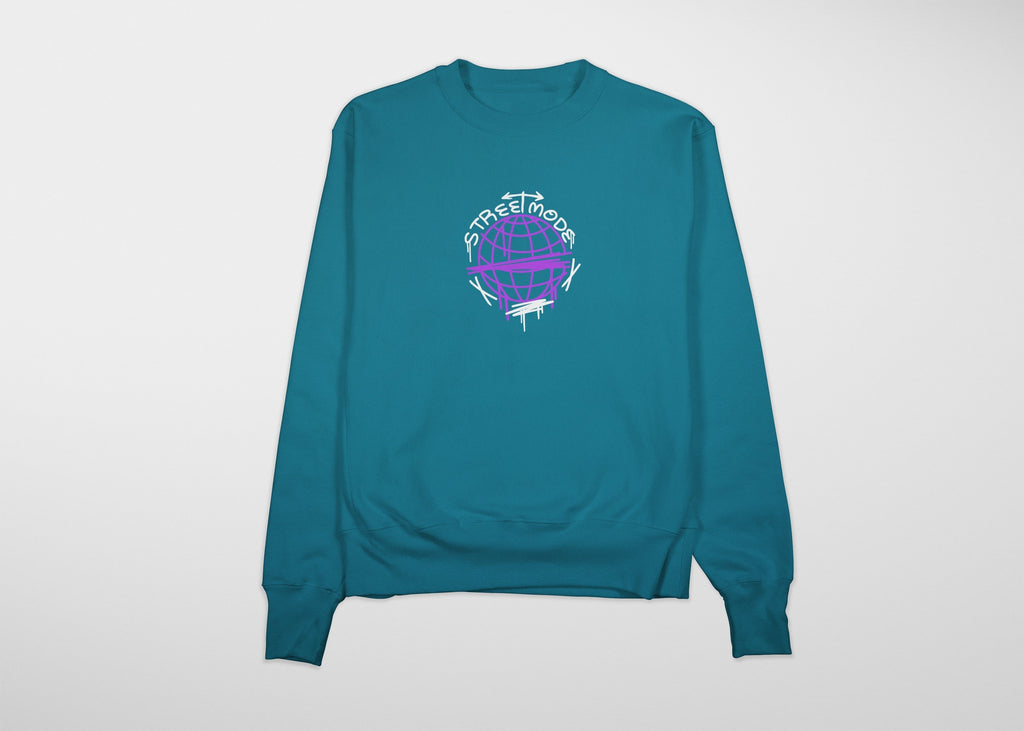 Street Style Premium Sweatshirt (Vrystal Teal)