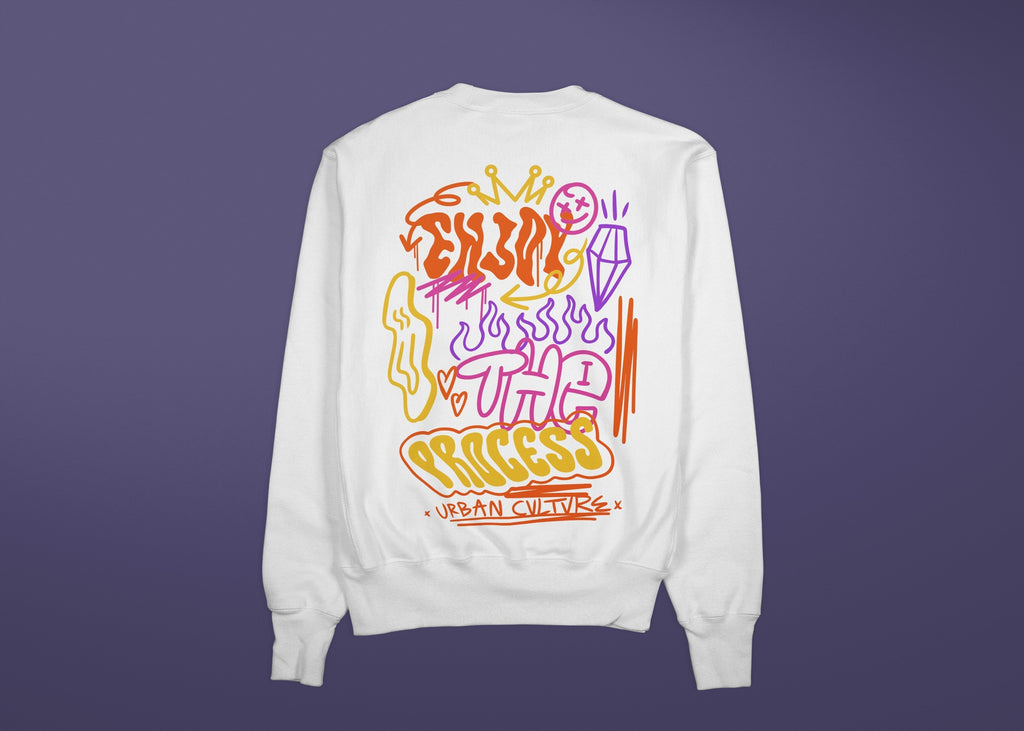 PROCESS Premium Sweatshirt (White)