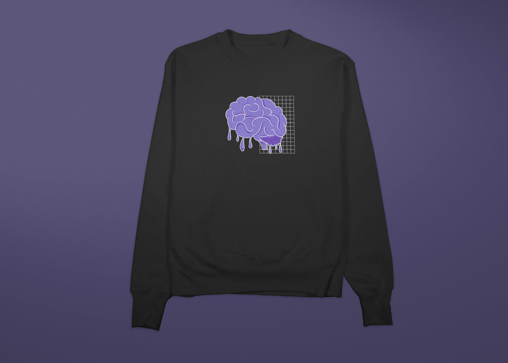 BRAIN DAMAGE Premium Sweatshirt (Black)