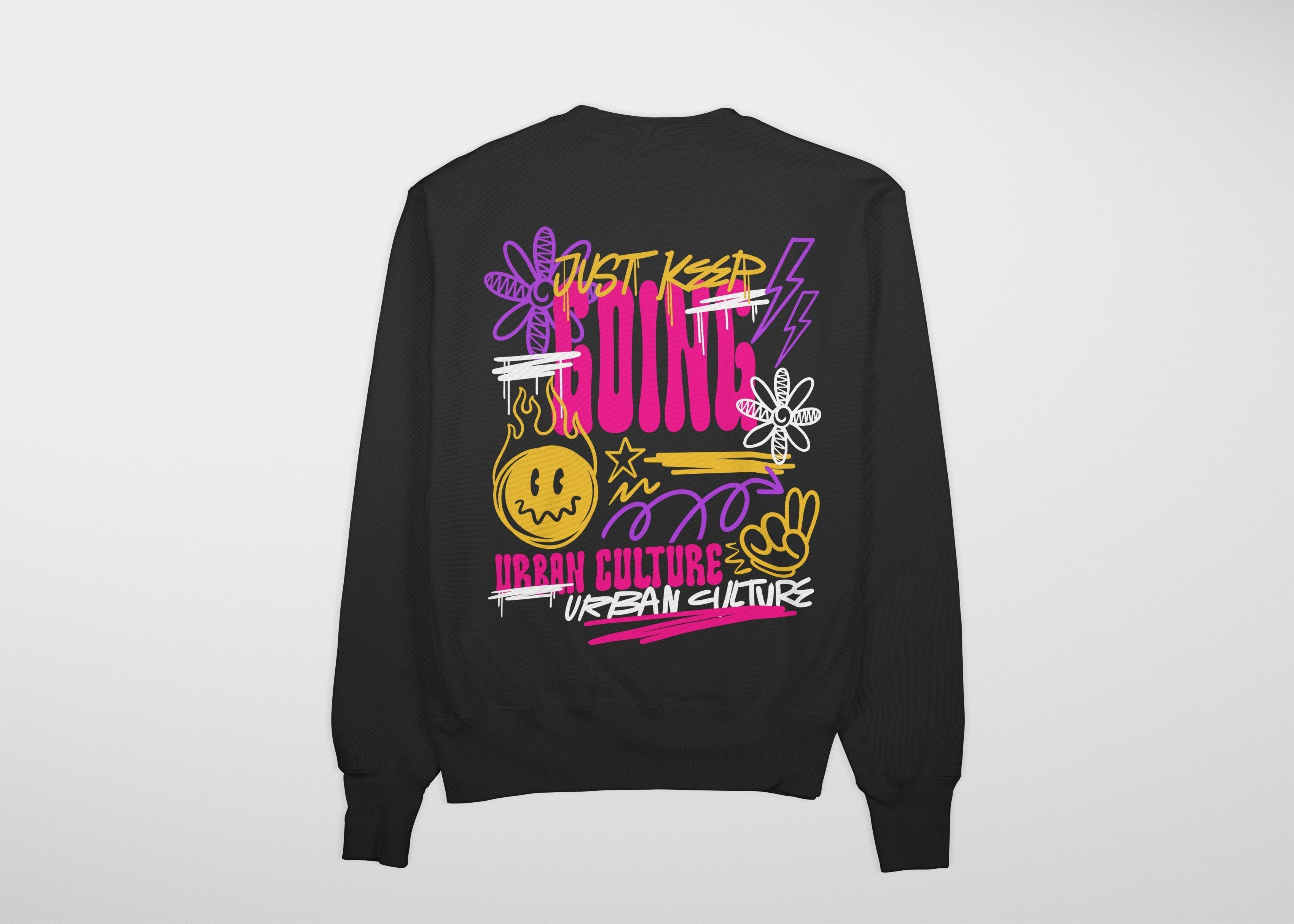 URBAN CULCURE Premium Sweatshirt (Black)