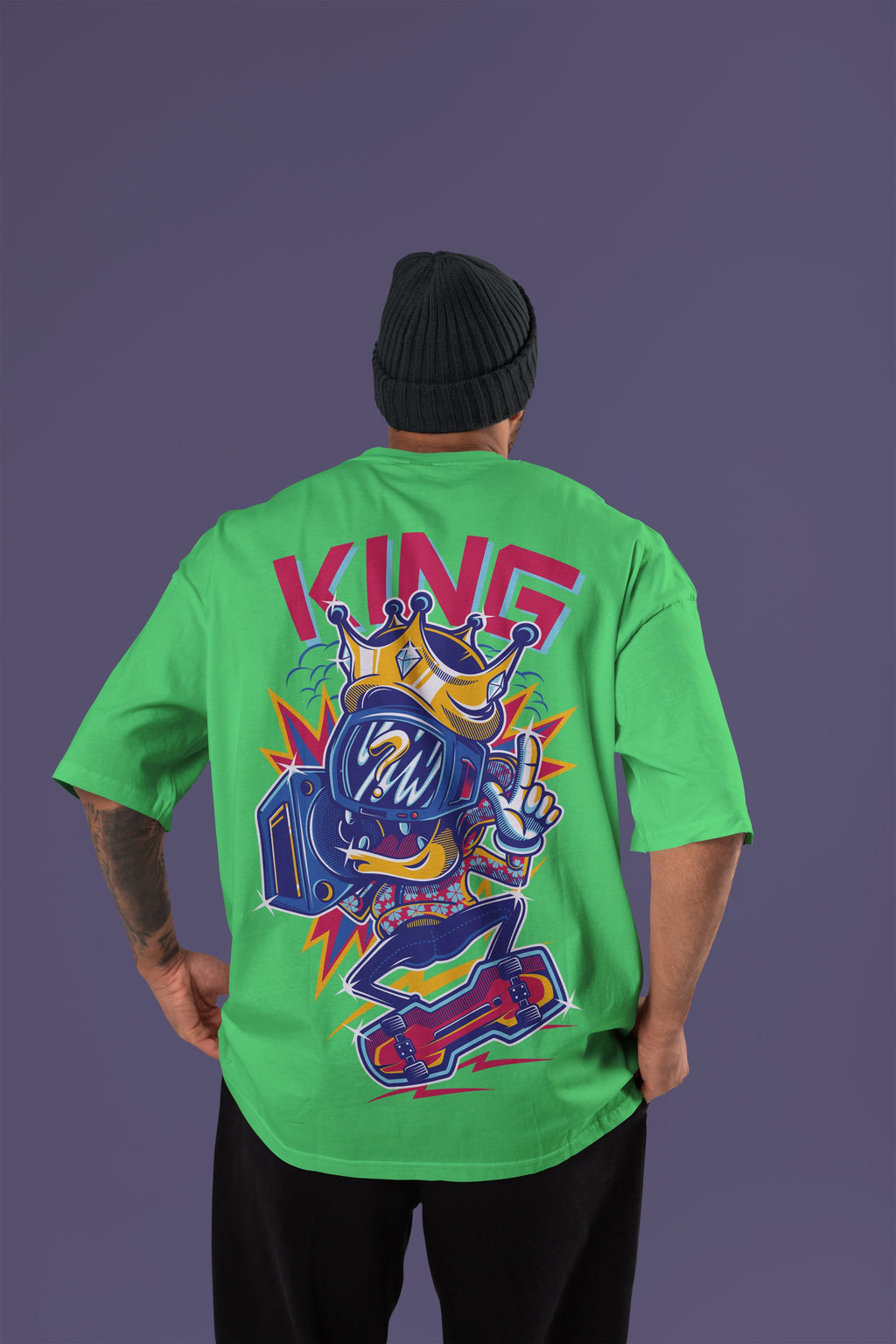 KING Premium Oversize Tshirt (Emerald Green)