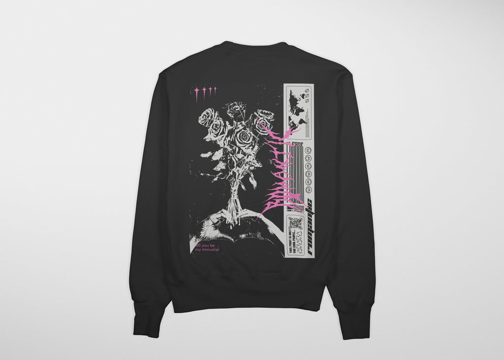 ROMANTIC Premium Sweatshirt (Black)