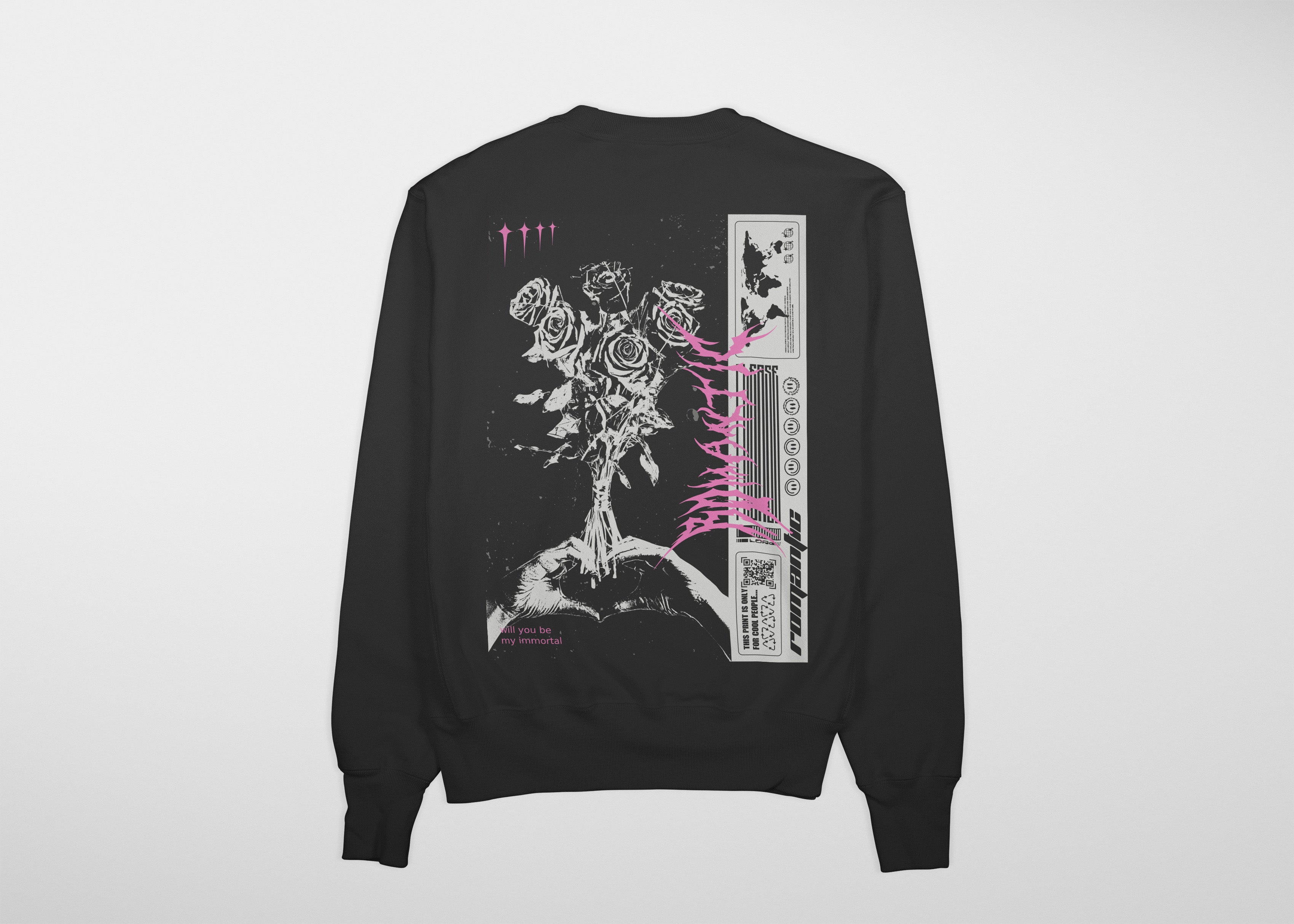 ROMANTIC Premium Sweatshirt (Black)