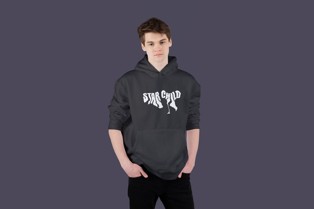 STAR CHILD Ultra Premium Oversize Hoodie 350 GSM (Black)