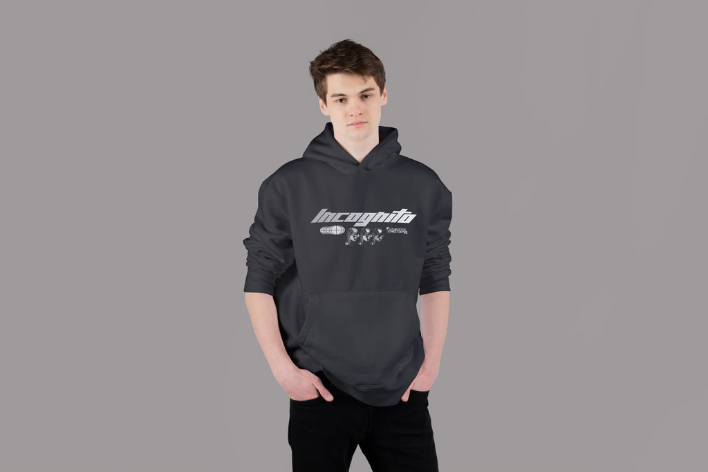 INCOGNITO Ultra Premium Oversize Hoodie 350 GSM (Black)