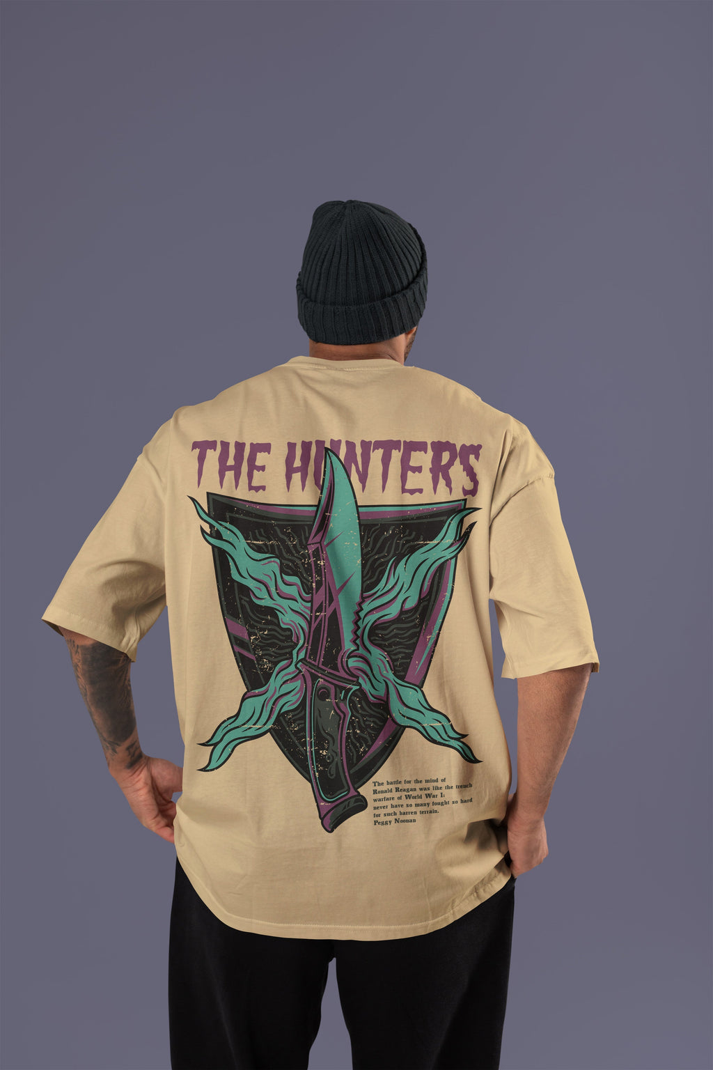 THE HUNTERS Premium Oversize Tshirt (Biege)
