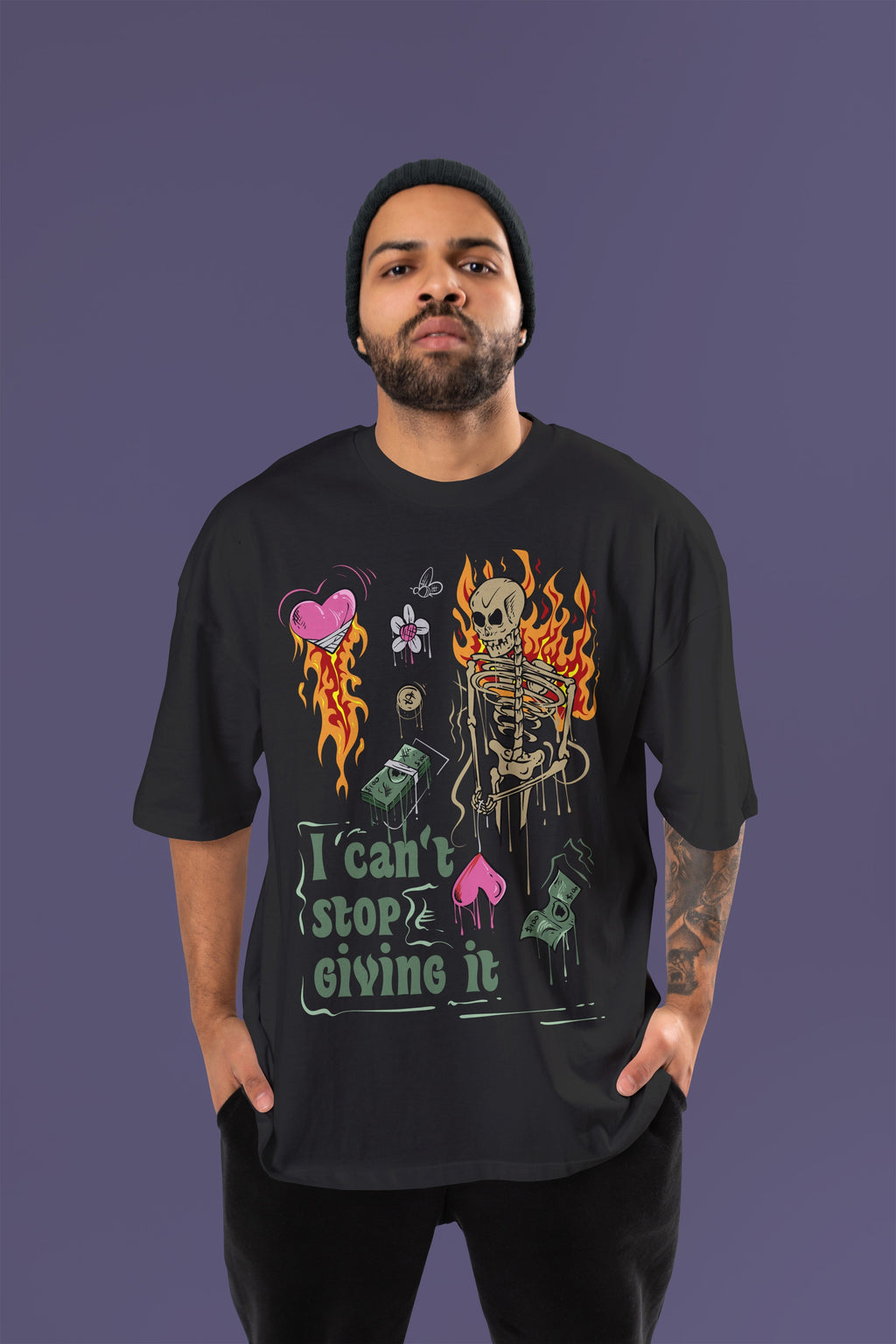 DEADLOVE Premium Oversize Tshirt (Black)