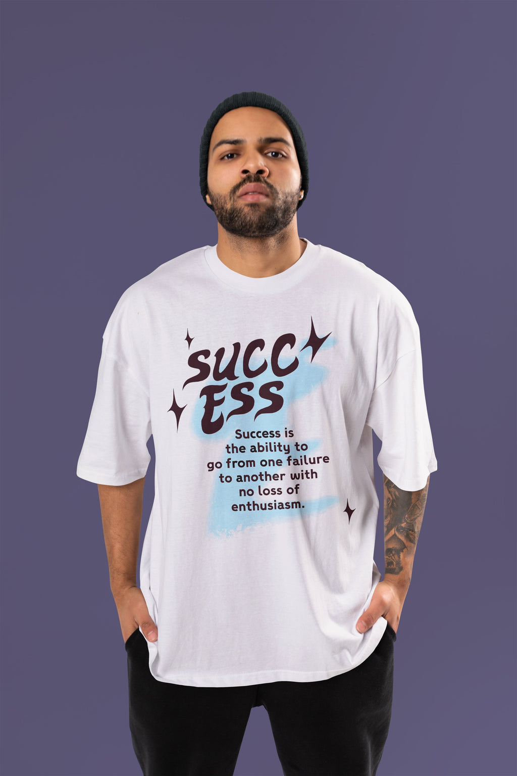 SUCCESS Premium Oversize Tshirt (White)