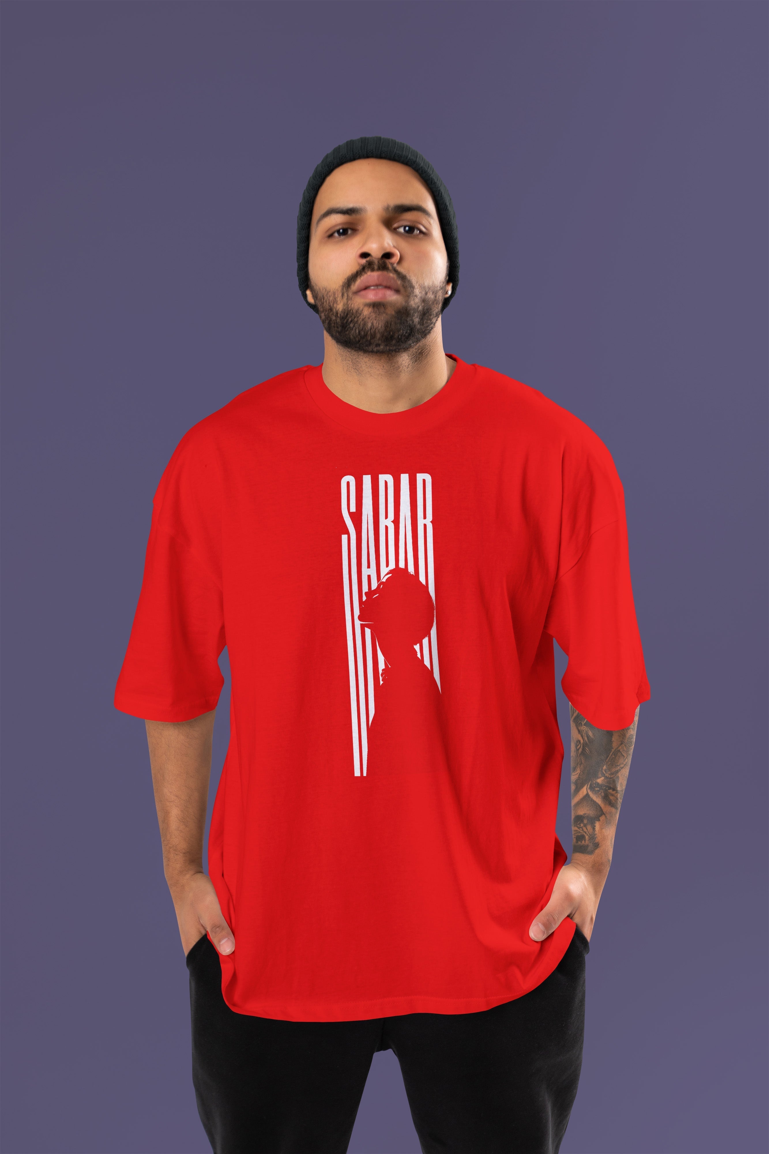 SABAR Premium Oversize Tshirt (Red)