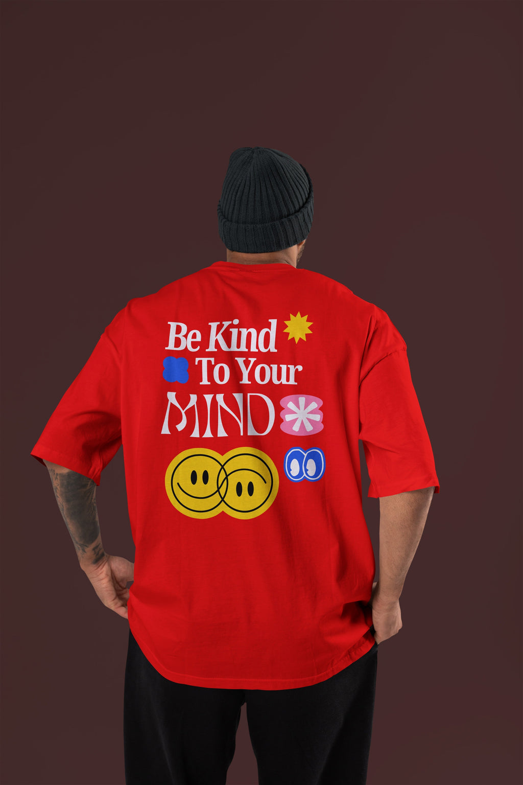 MIND Premium Oversize Tshirt (Red)