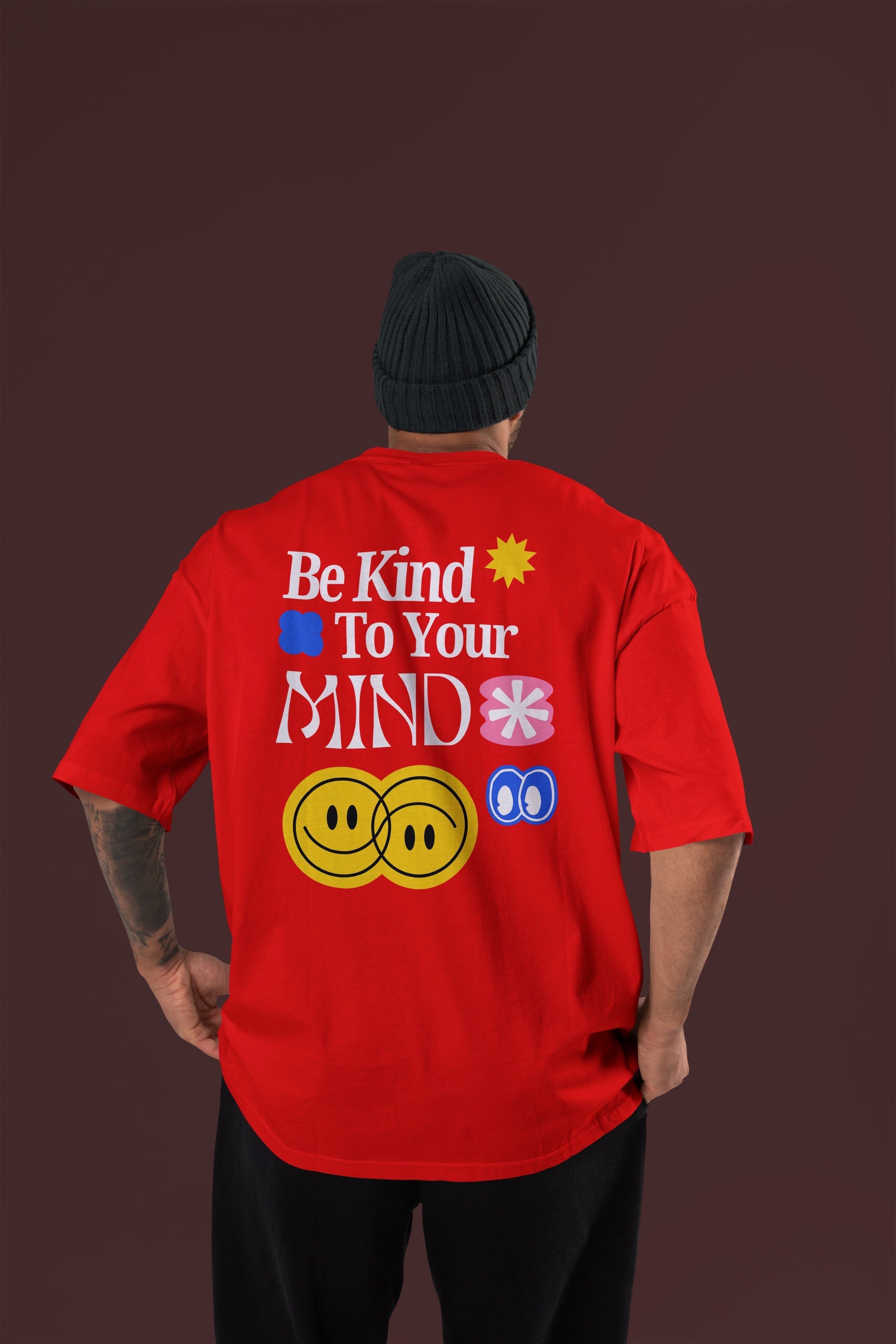 MIND Premium Oversize Tshirt (Red)