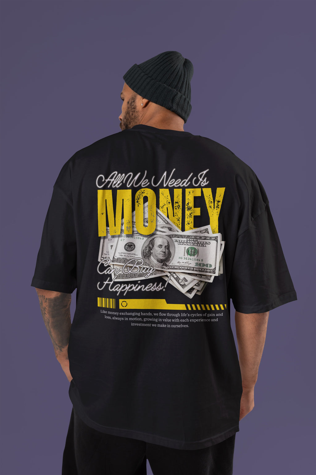 MONEY Premium Oversize Tshirt (Black)