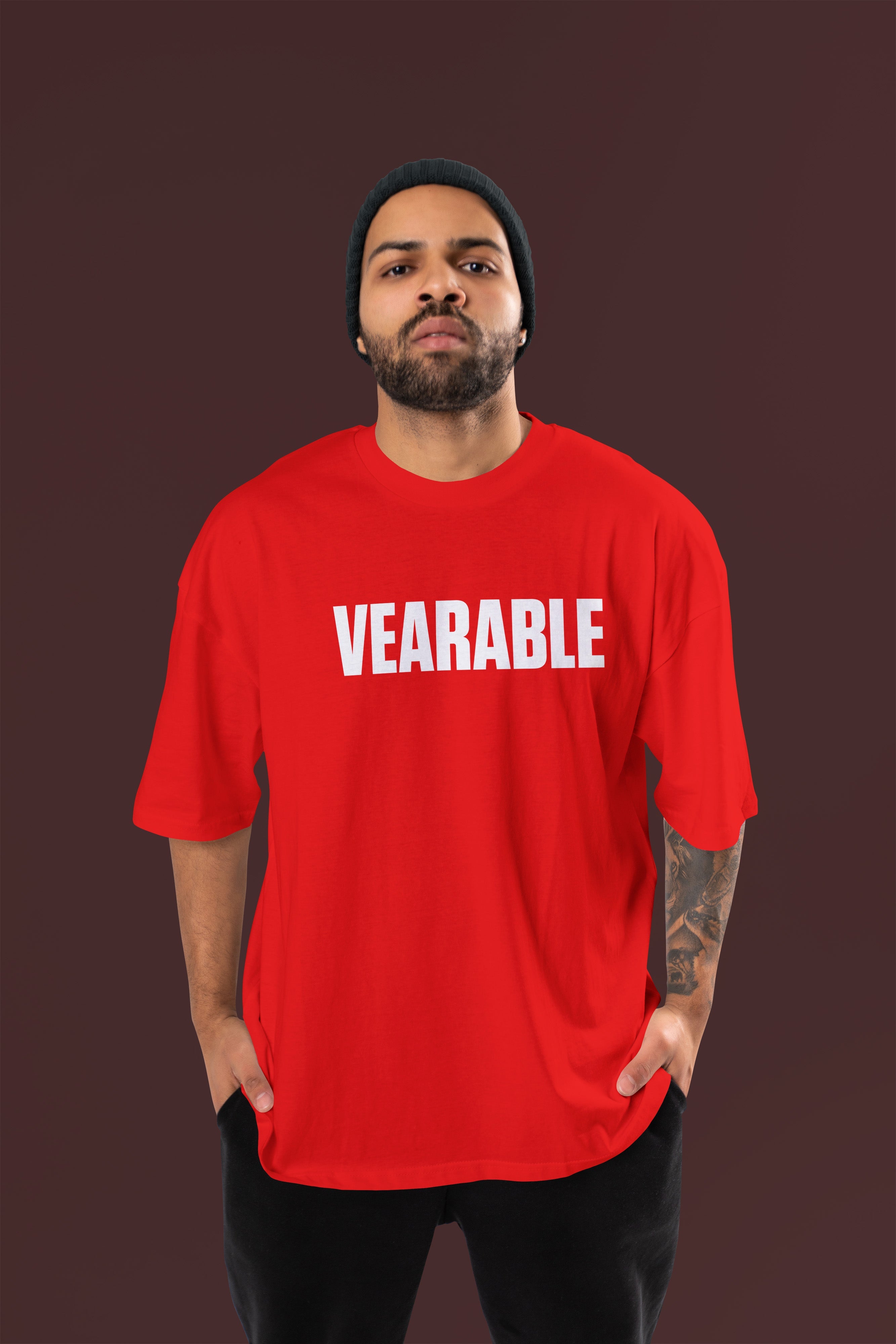 MIND Premium Oversize Tshirt (Red)